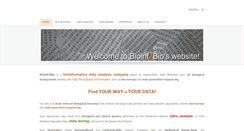 Desktop Screenshot of frombioinformatics2biology.com